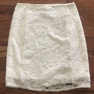 White Lace skirt